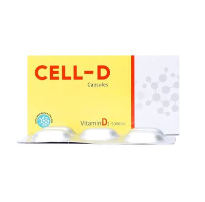 CELL D D3 5000IU CAPSULE