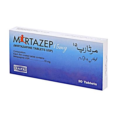 MIRTAZEP 15 MG TABLET