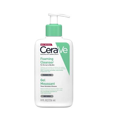 CERAVE FOAMING CLEANSER GEL MOUSSANT 236ML