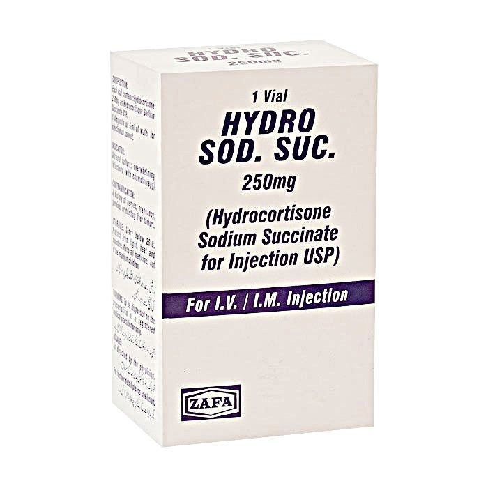 HYDRO SOD SUC 250 MG INJECTION