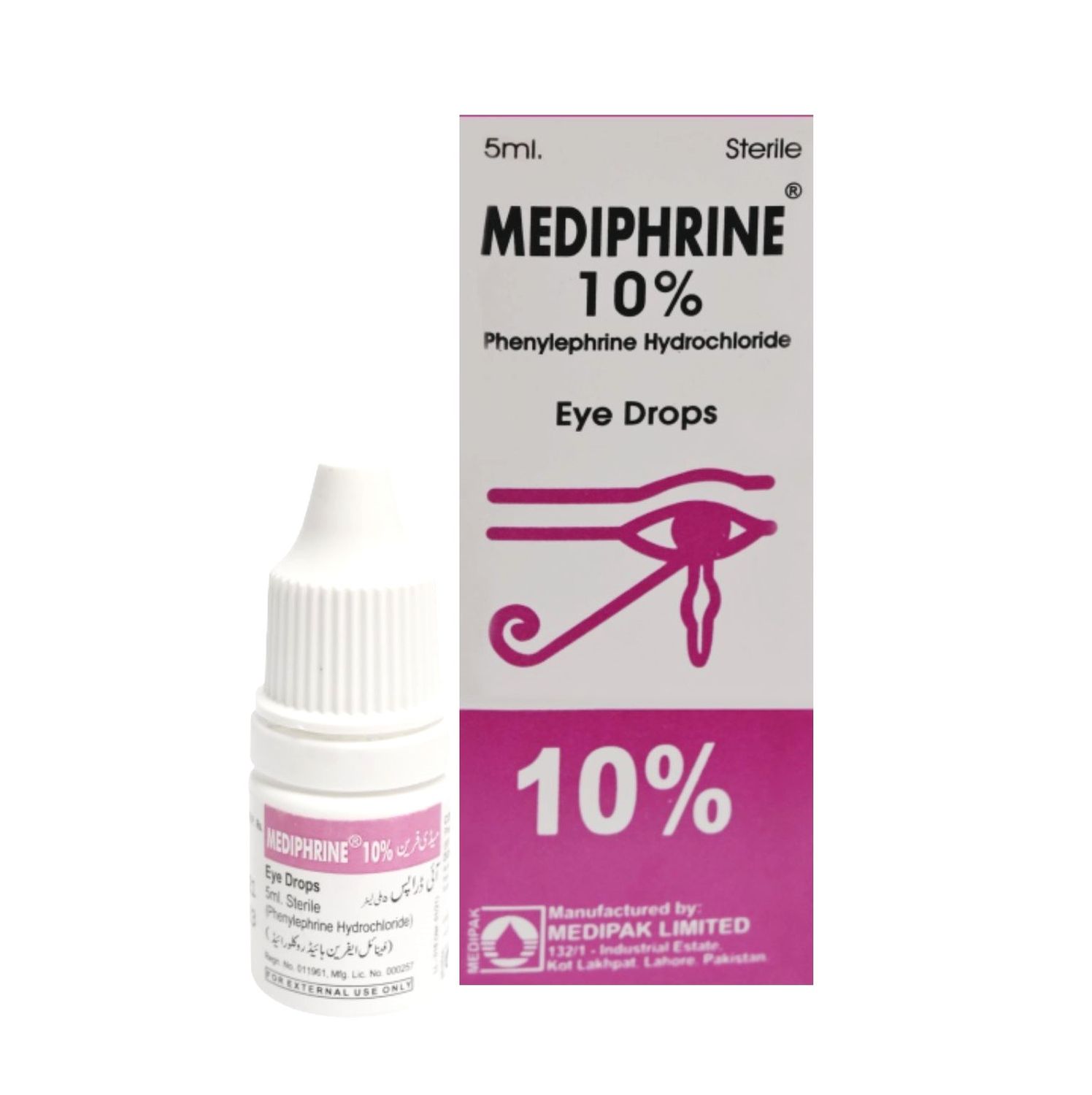 MEDIPHRINE 10% EYE DROP 5ML