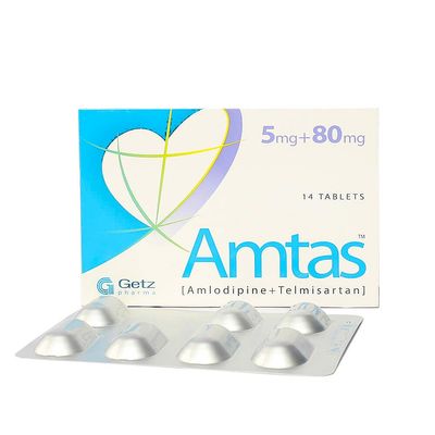 AMTAS 5/80 MG TABLET