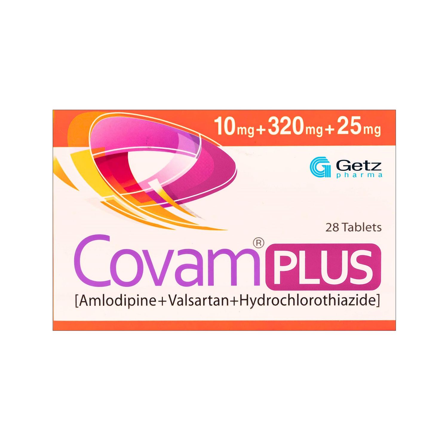 COVAM PLUS 10+320+25MG TABLET