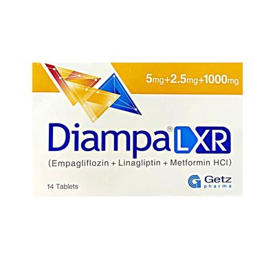 DIAMPA LXR 5+2.5+1000MG TABLET