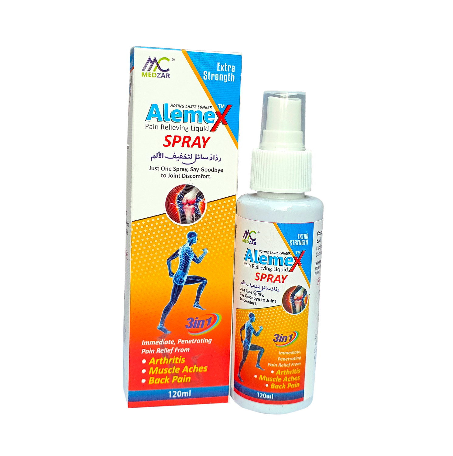 ALEMEX PAIN SPRAY 120ML