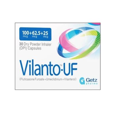 VILANTO UF 100+62.5+25 TABLET