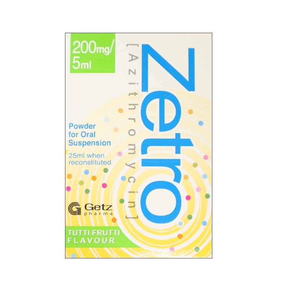 ZETRO 200 MG 25 ML SYRUP