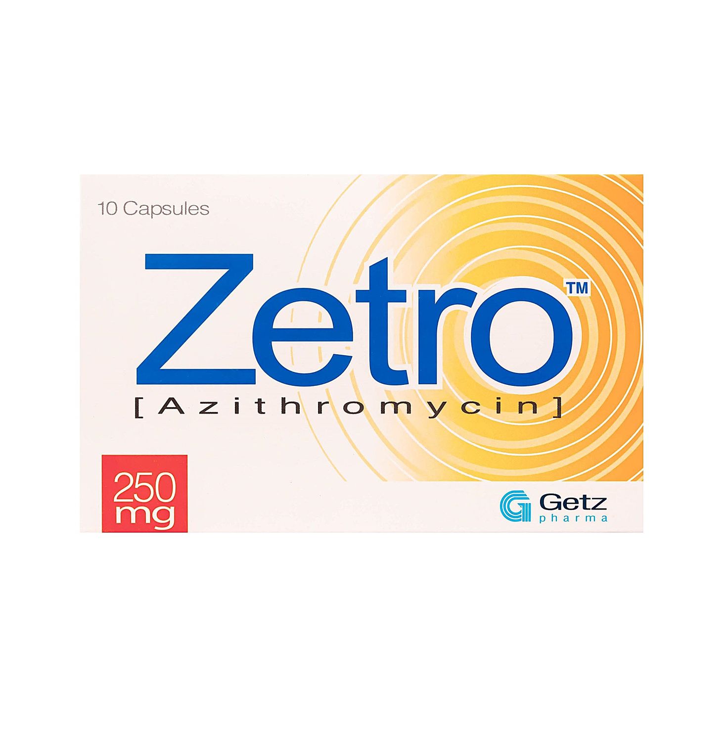 ZETRO 250 MG CAPSULE