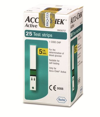 ACCU CHEK ACTIVE GLUCOSE STRIPS