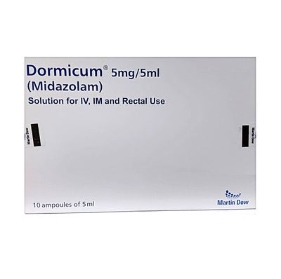 DORMICUM 5 MG / 5 ML INJECTION