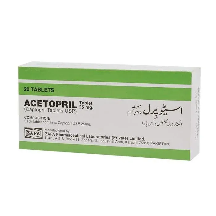 ACETOPRIL 25 MG TABLET