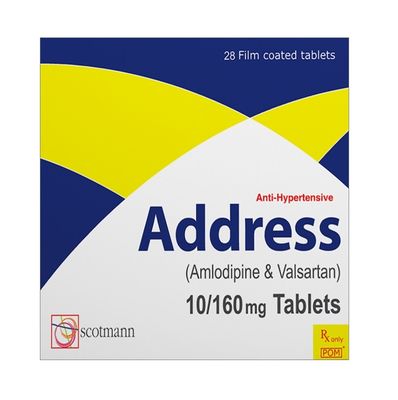 ADDRESS 10/160MG TABLET