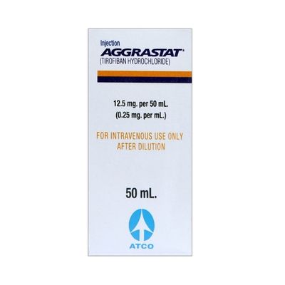 AGGRASTAT 12.5MG 50ML INJECTION
