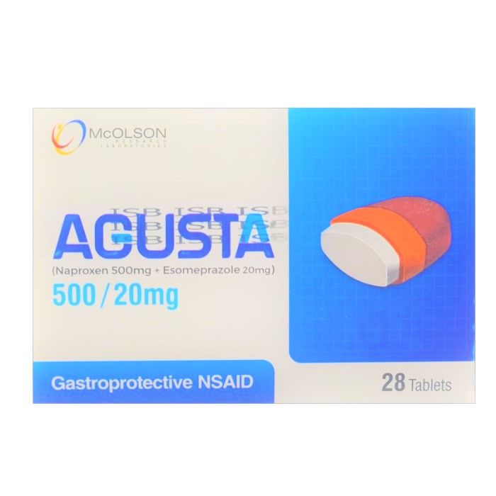 AGUSTA 500/20MG TABLET