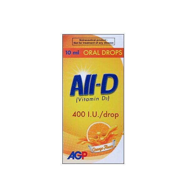 ALL D DROPS 400 IU 10ML