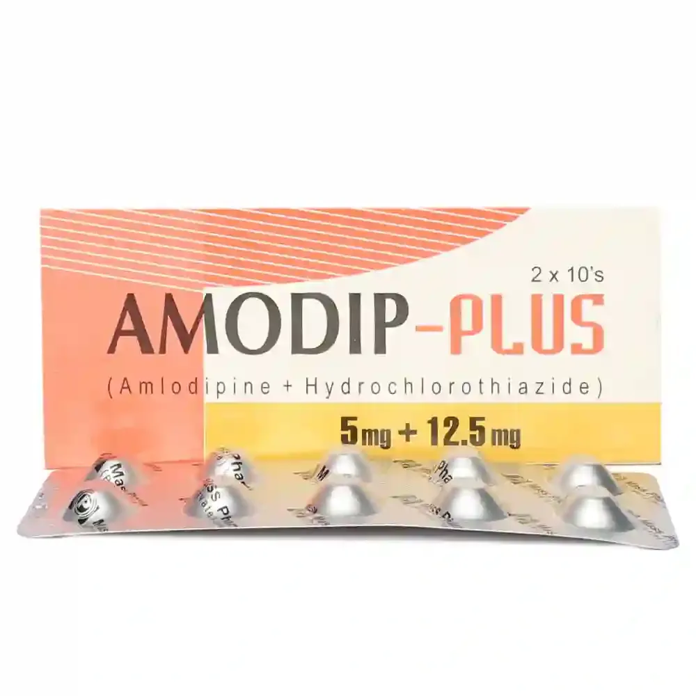 AMODIP PLUS 5MG+12.5MG TABLET