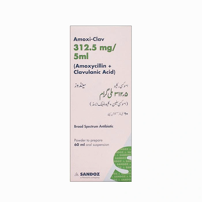 AMOXI CLAV 312.5 MG 60 ML SYRUP