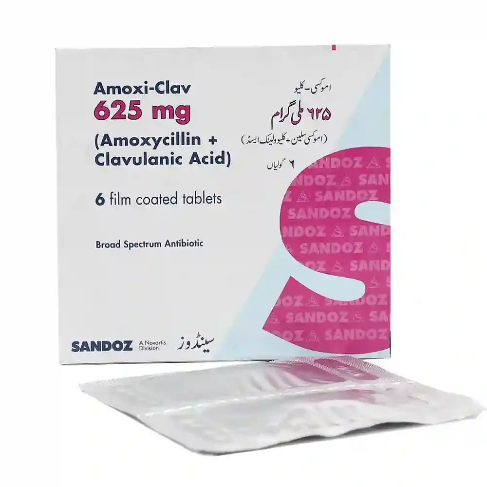 AMOXI CLAV 625 MG TABLET
