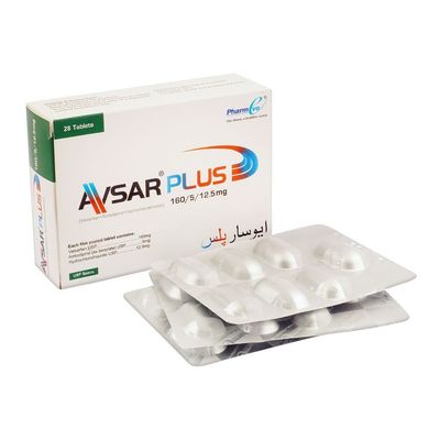 AVSAR PLUS 160/5/12.5MG TABLET