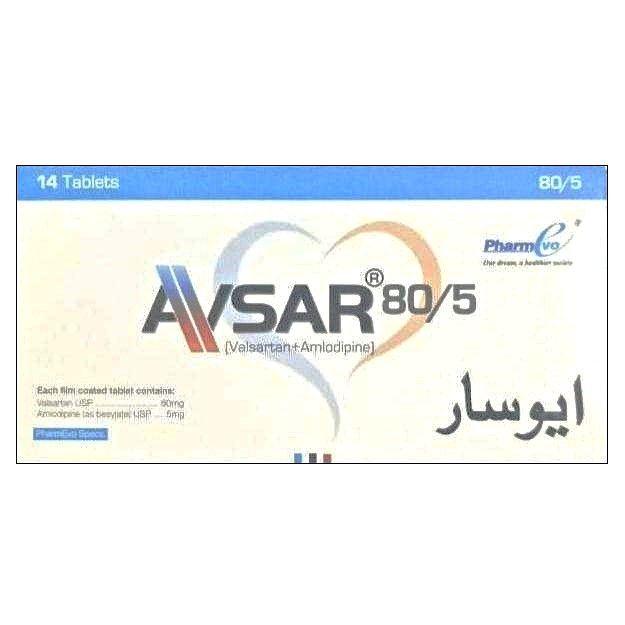 AVSAR 5/80 MG TABLET