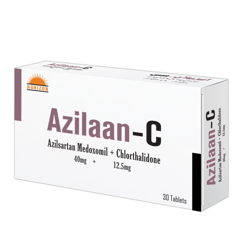 AZILAAN C 40MG +12.5MG TABLET