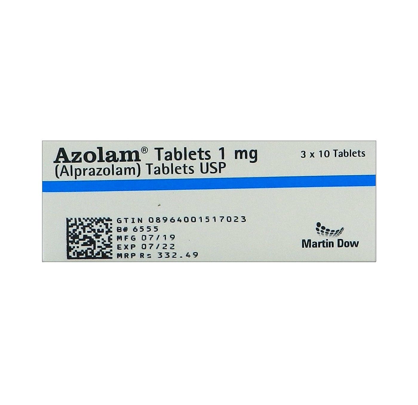 AZOLAM 1 MG TABLET