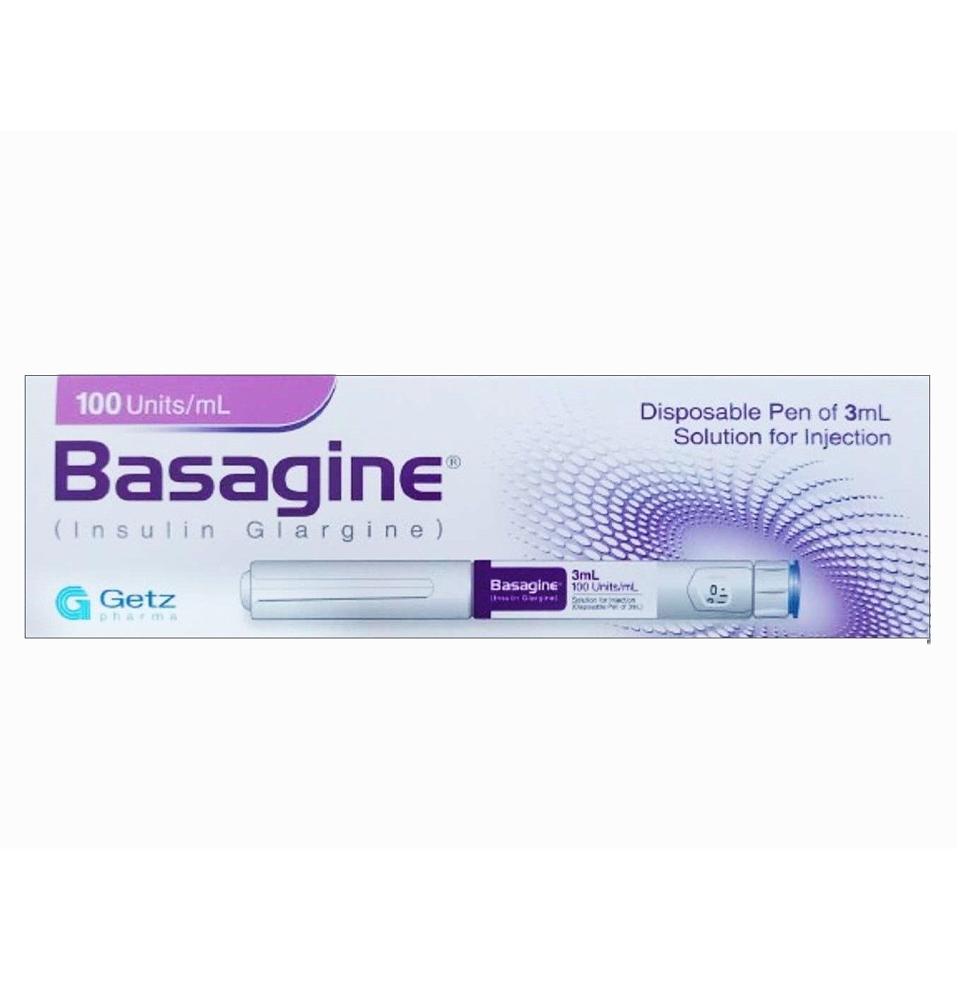 BASAGINE PEN 100U/ML 3ML