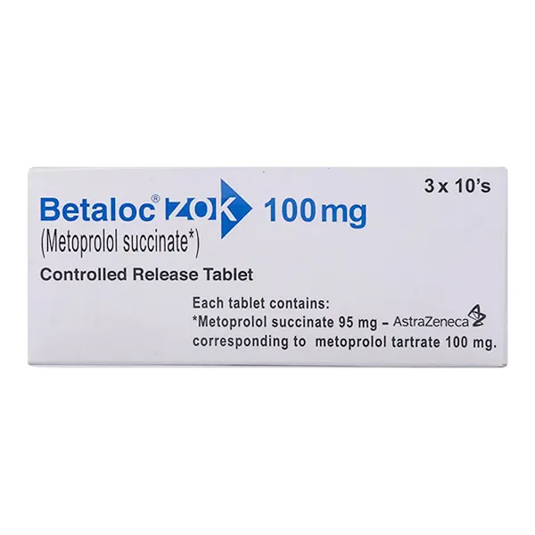 BETALOC ZOK  100MG TABLET