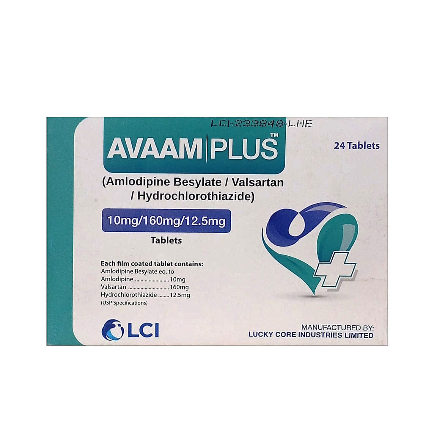 AVAAM PLUS 10/160/12.5MG TABLET