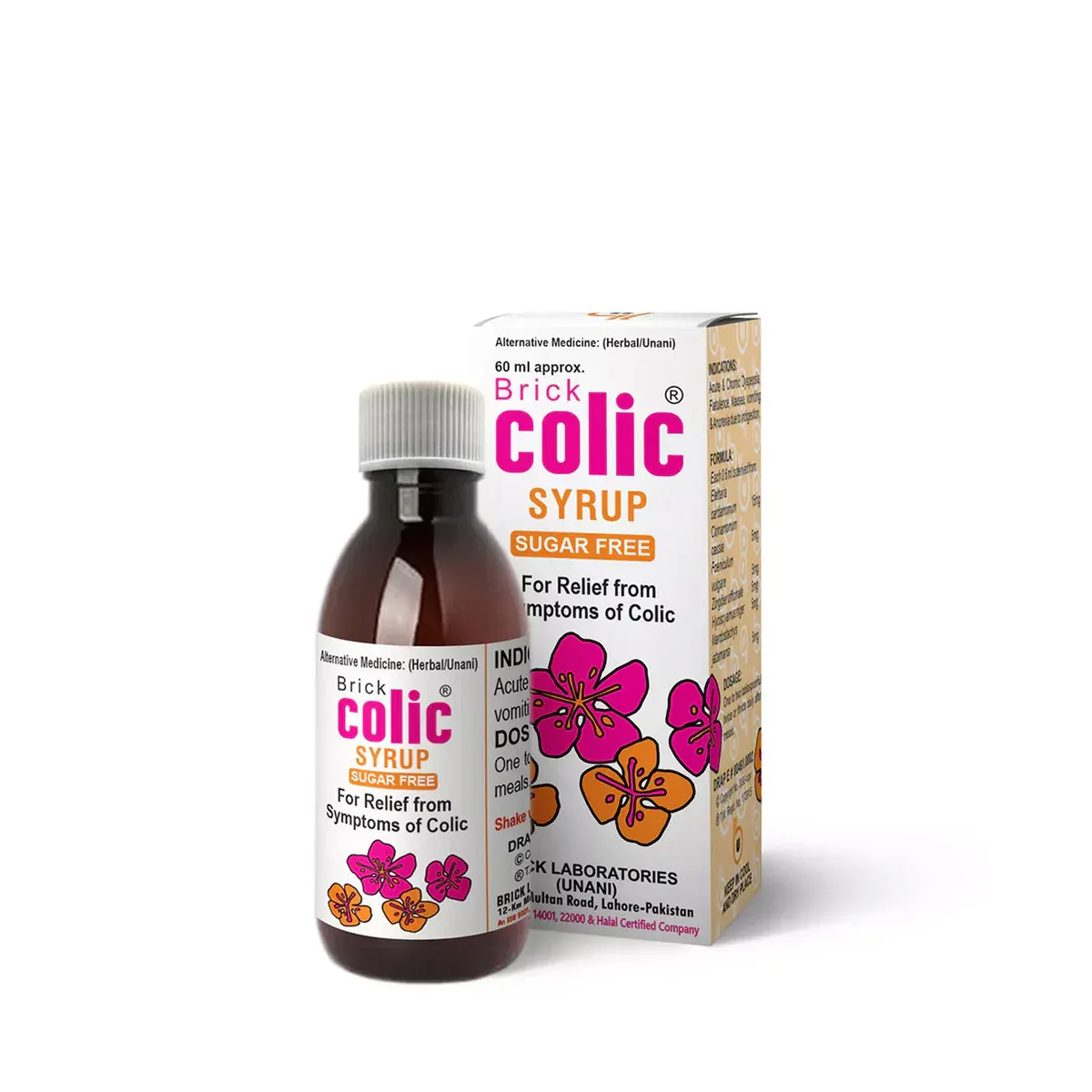 BRICK COLIC SUGAR FREE 60ML SYRUP