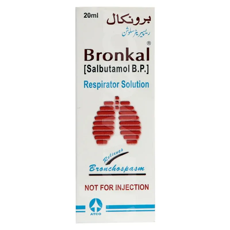 BRONKAL RESPIRATOR SOLUTION 20 ML