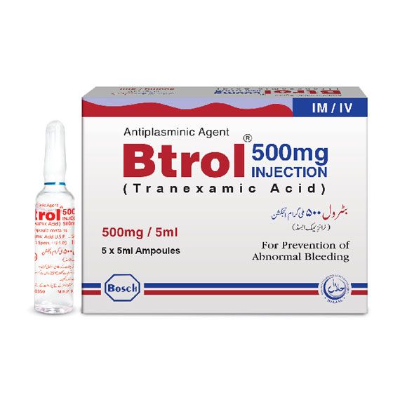 BTROL 500 MG 5AMP ML INJECTION