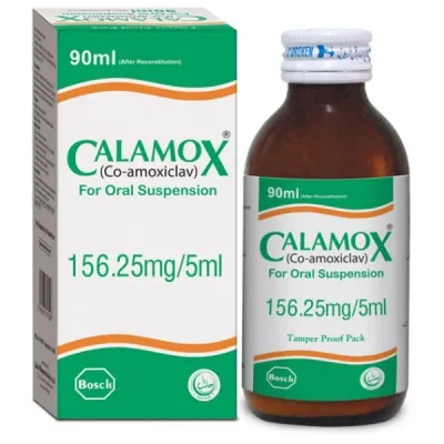 CALAMOX 156.25MG 90ML SYRUP