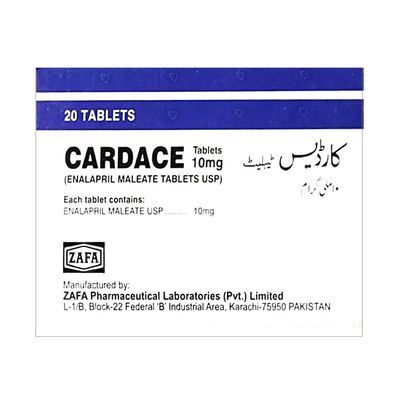 CARDACE 10 MG TABLET