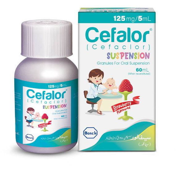 CEFALOR 125MG 60ML SYRUP