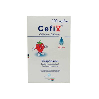 CEFIX 100 MG 60 ML SYRUP