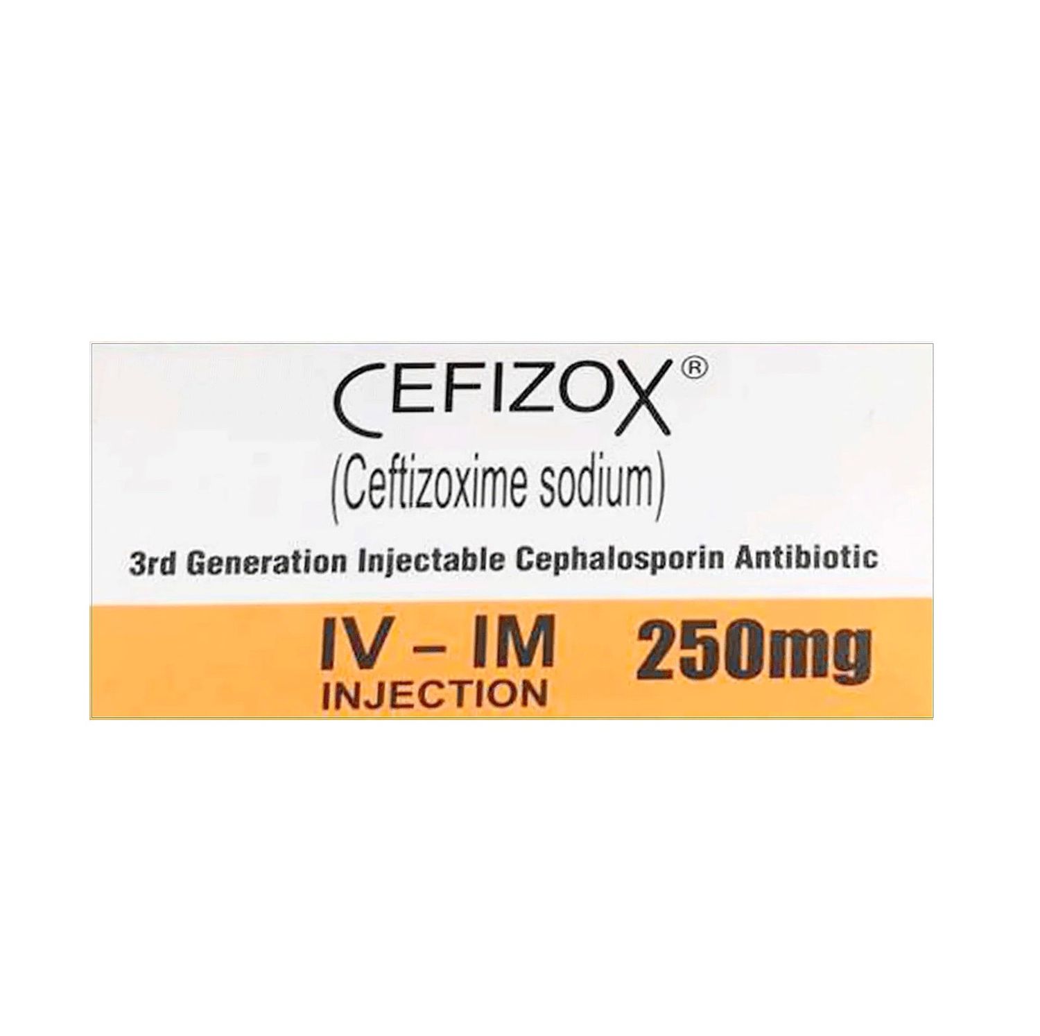 CEFIZOX 250 MG 1 VIAL INJECTION