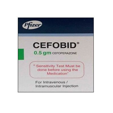 CEFOBID 500 MG 1 VIAL INJECTION