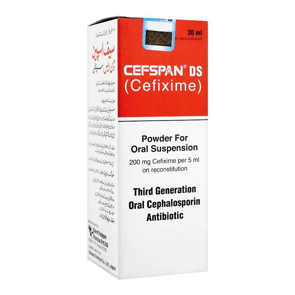 CEFSPAN DS 200 MG 30 ML SYRUP