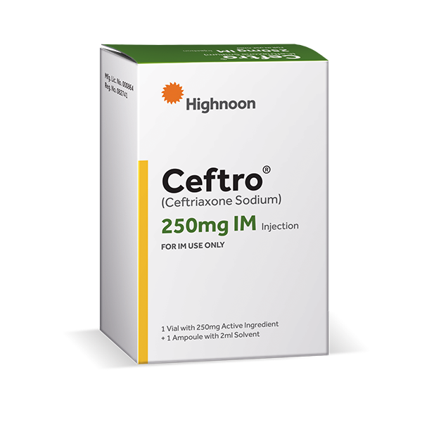 CEFTRO 250GM (I.M) INJECTION