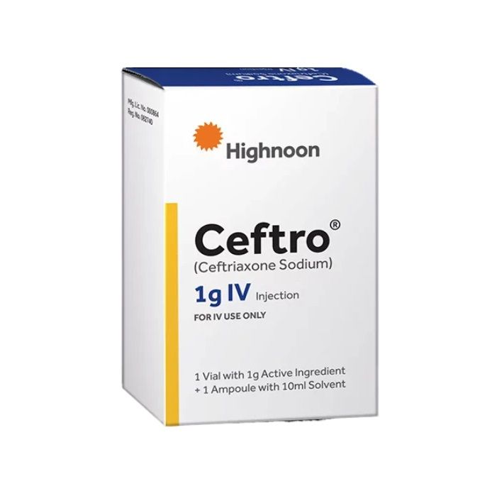Cethergo CEFTRO 1GM (I.V) INJECTION