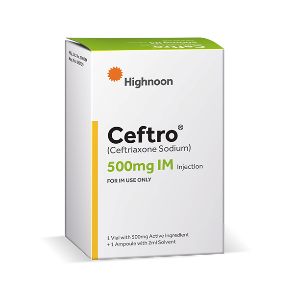 CEFTRO 500GM (I.M) INJECTION