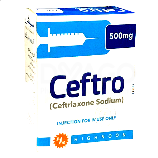 Cethergo CEFTRO 500GM (I.V) INJECTION
