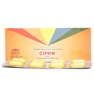 CIPRIN 250 MG TABLET