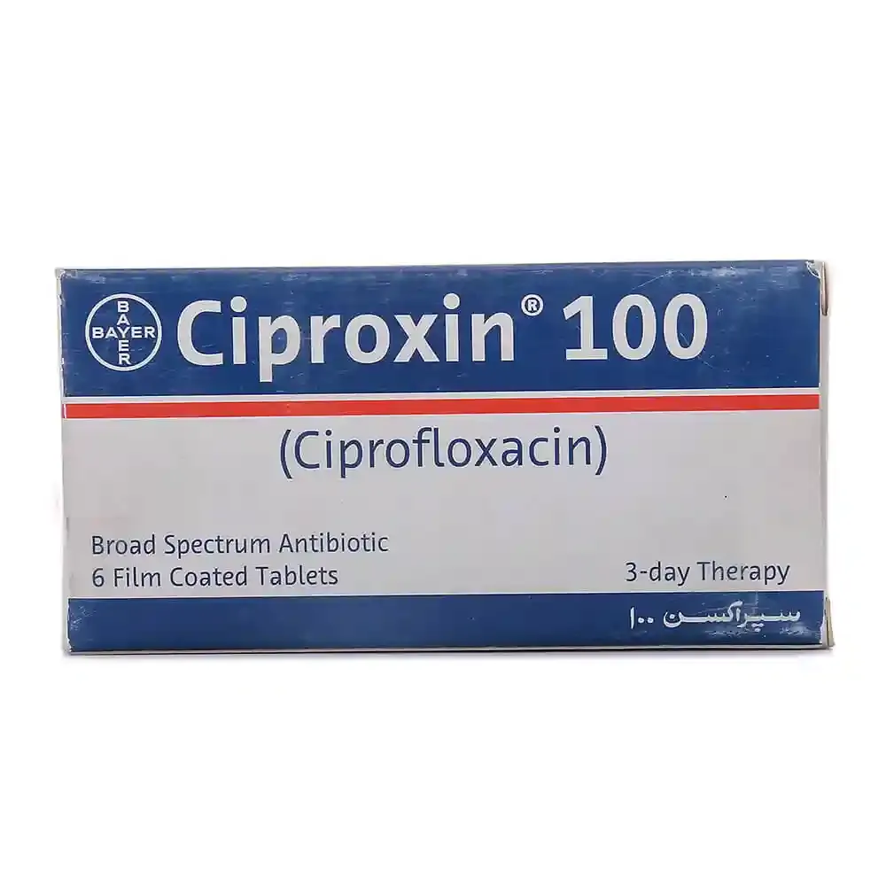 CIPROXIN 100 MG TABLET