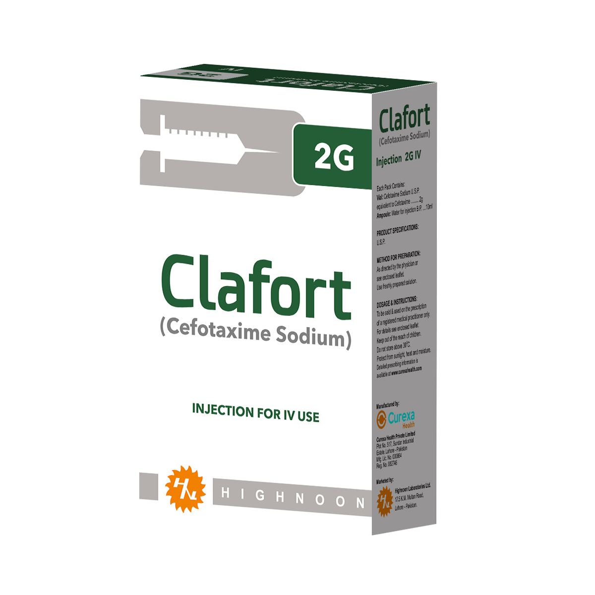 CLAFORT 2G (IM/IV) INJECTION