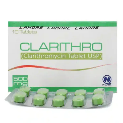 CLARITHRO 500 MG TABLET