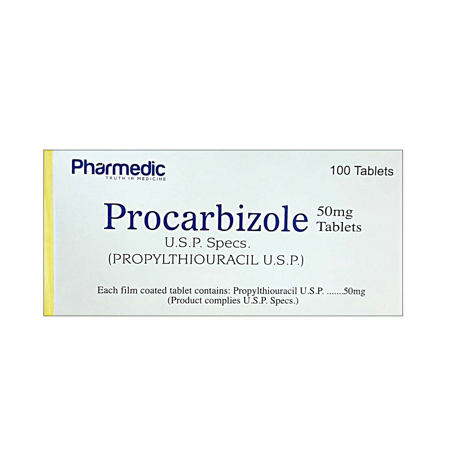 PROCARBIZOLE 50MG TABLET