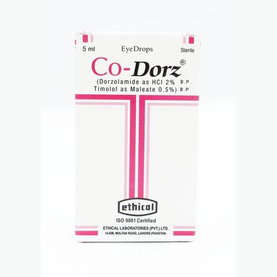 CO DORZ EYE DROP 5 ML
