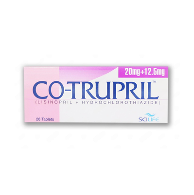 CO TRUPRIL 20/12.5 MG TABLET